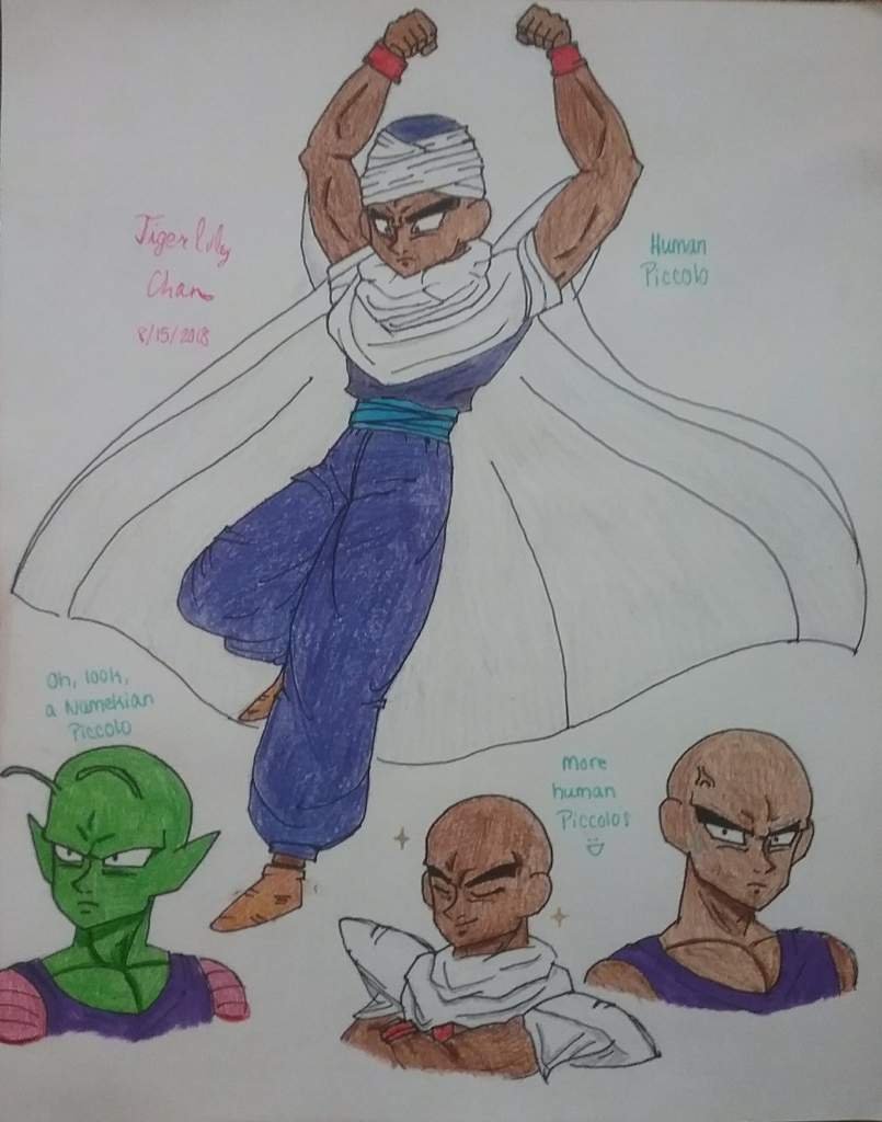 Human Piccolo!! (This is what I think he would look like.) 😊