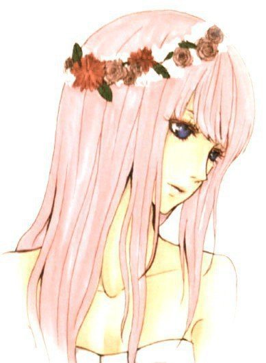 Anime rosa haare