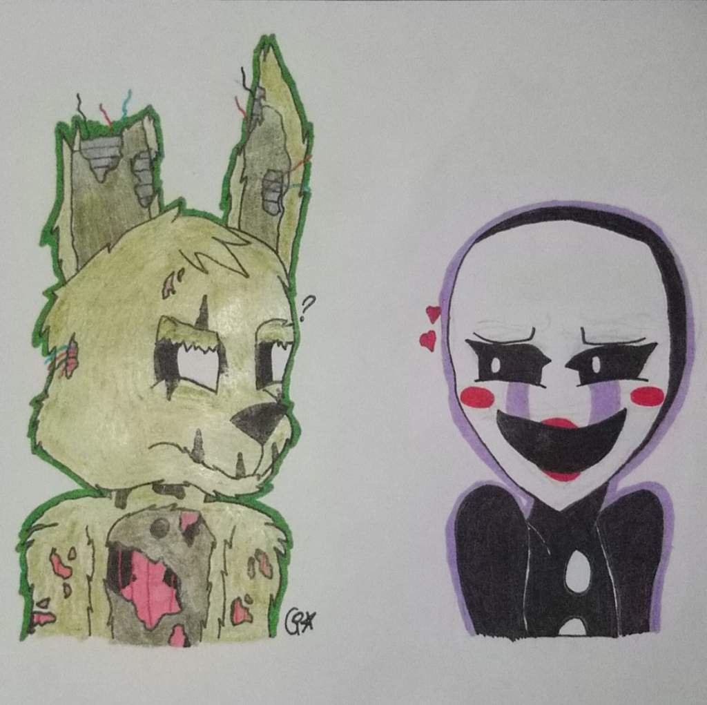 🐇Springtrap X Puppet🎭 Five Nights At Freddy's Amino