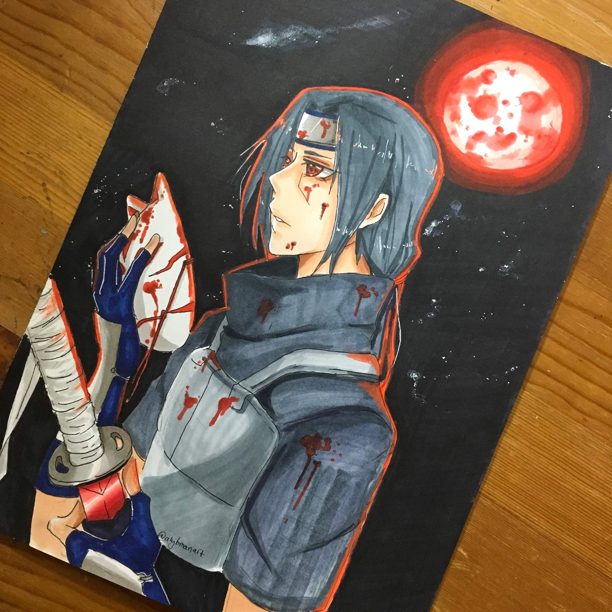 Itachi Drawing Naruto Amino