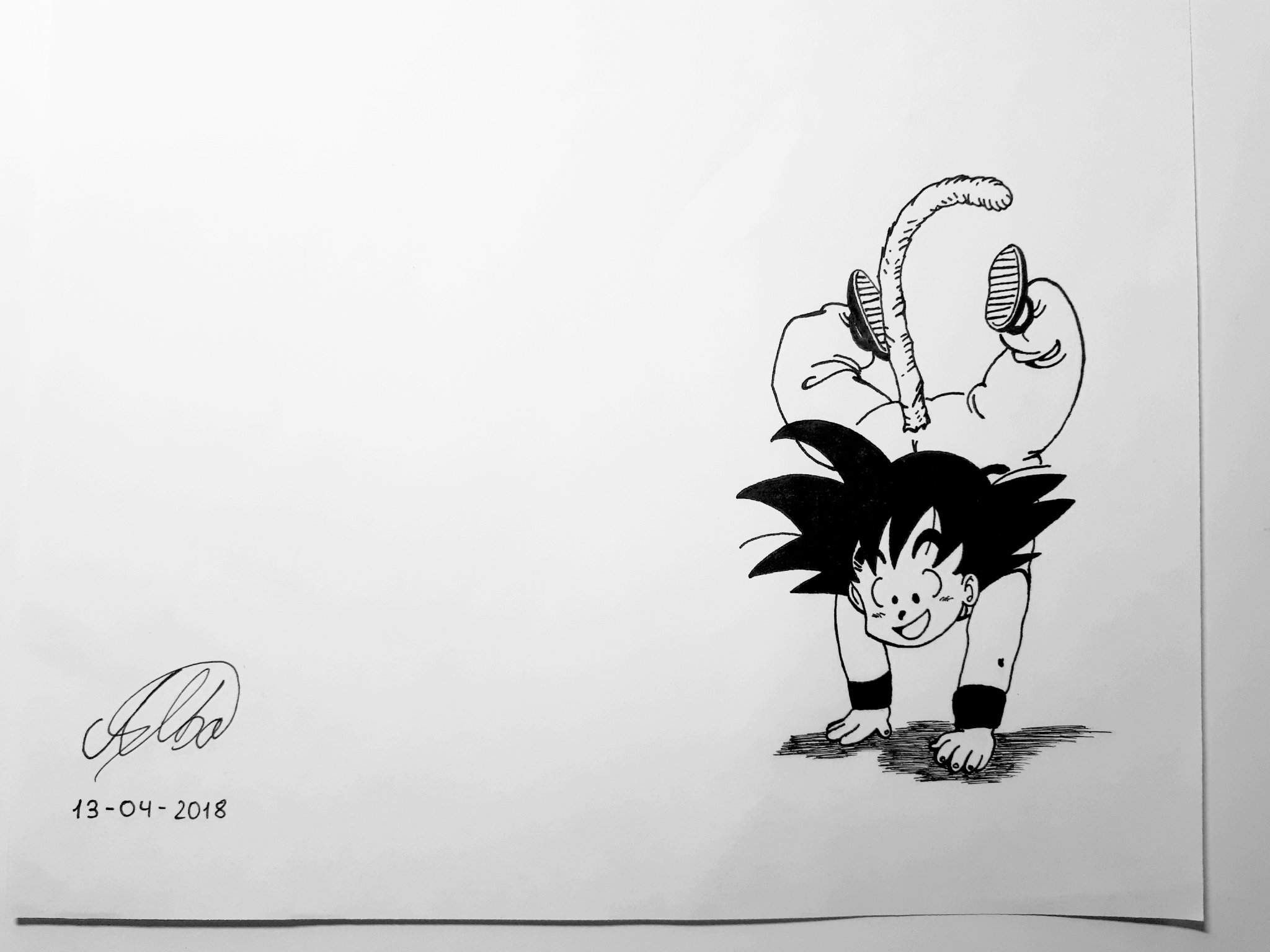 Dibujo Goku Niño - Dragon Ball | DRAGON BALL ESPAÑOL Amino