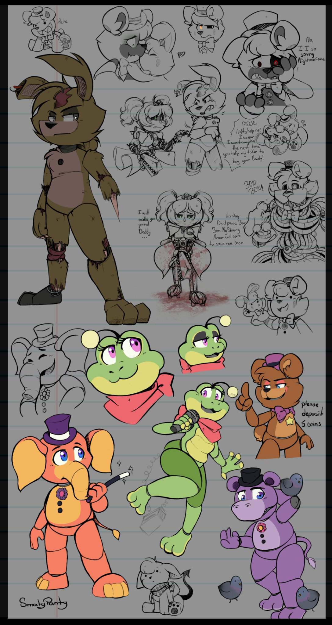 Sketches | Five Nights At Freddy's Amino