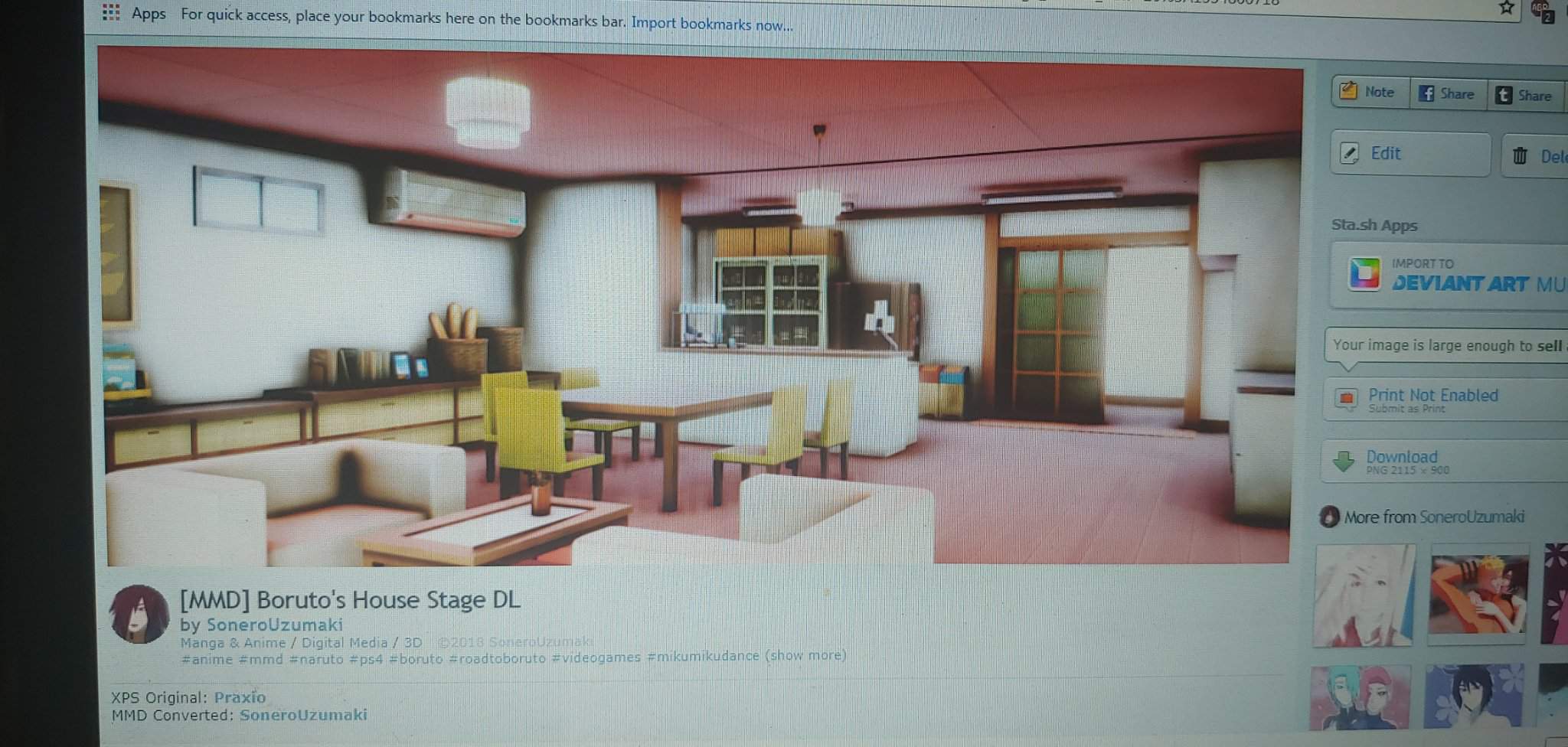 Mmd Boruto S House Stage Converted By Me Naruto Amino