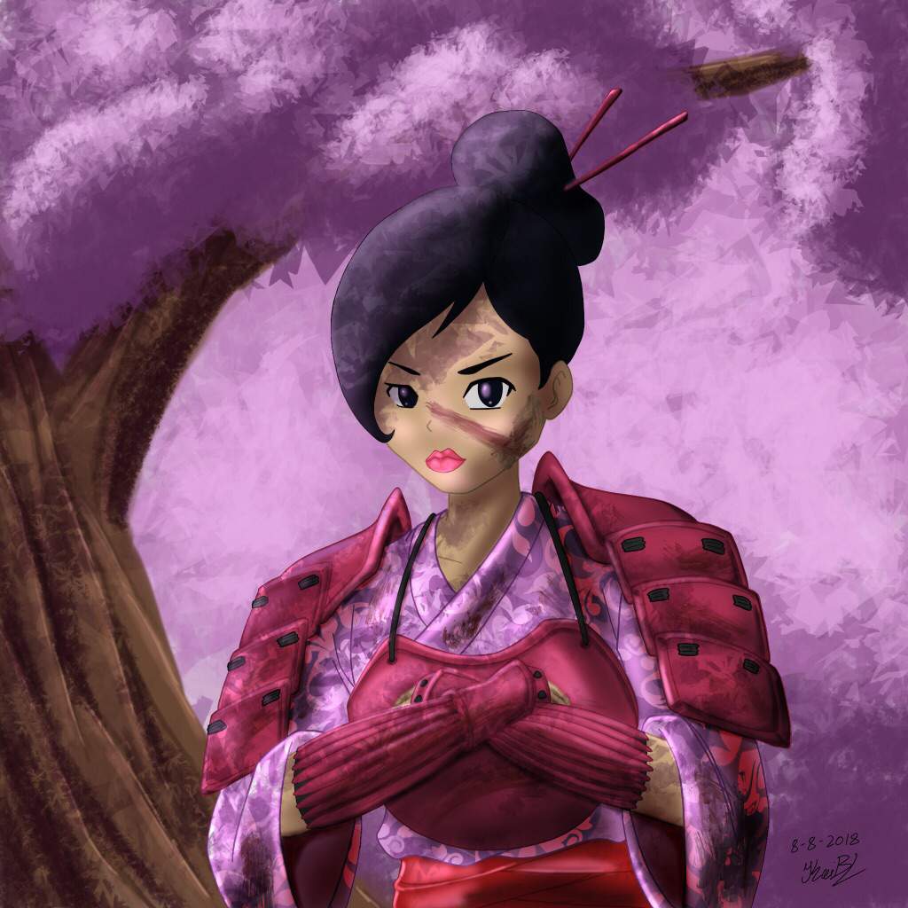 Japanese samurai princess Mei | Art Amino