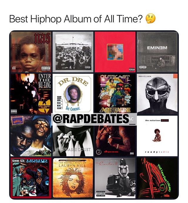 Best Hip Hop Album Of Time? & Hip-Hop Amino