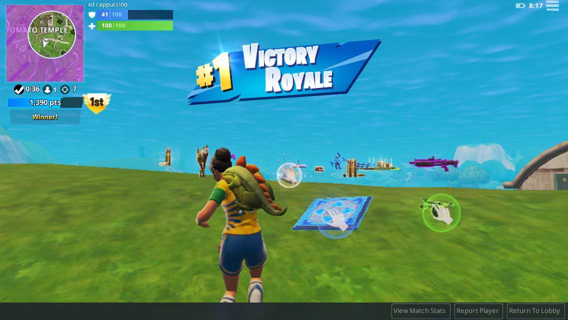 Lol I Won My First Game In This Gamemode Fortnite Battle Royale Armory Amino