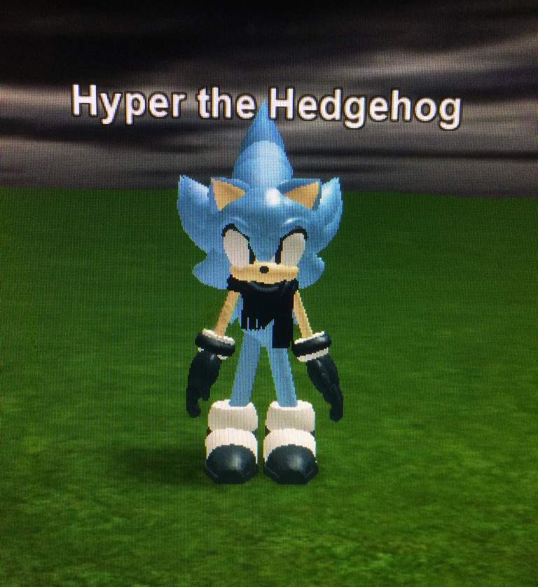 Hyper The Hedgehog In Crossover Sonic 3d Rpg V3 Roblox Sonic