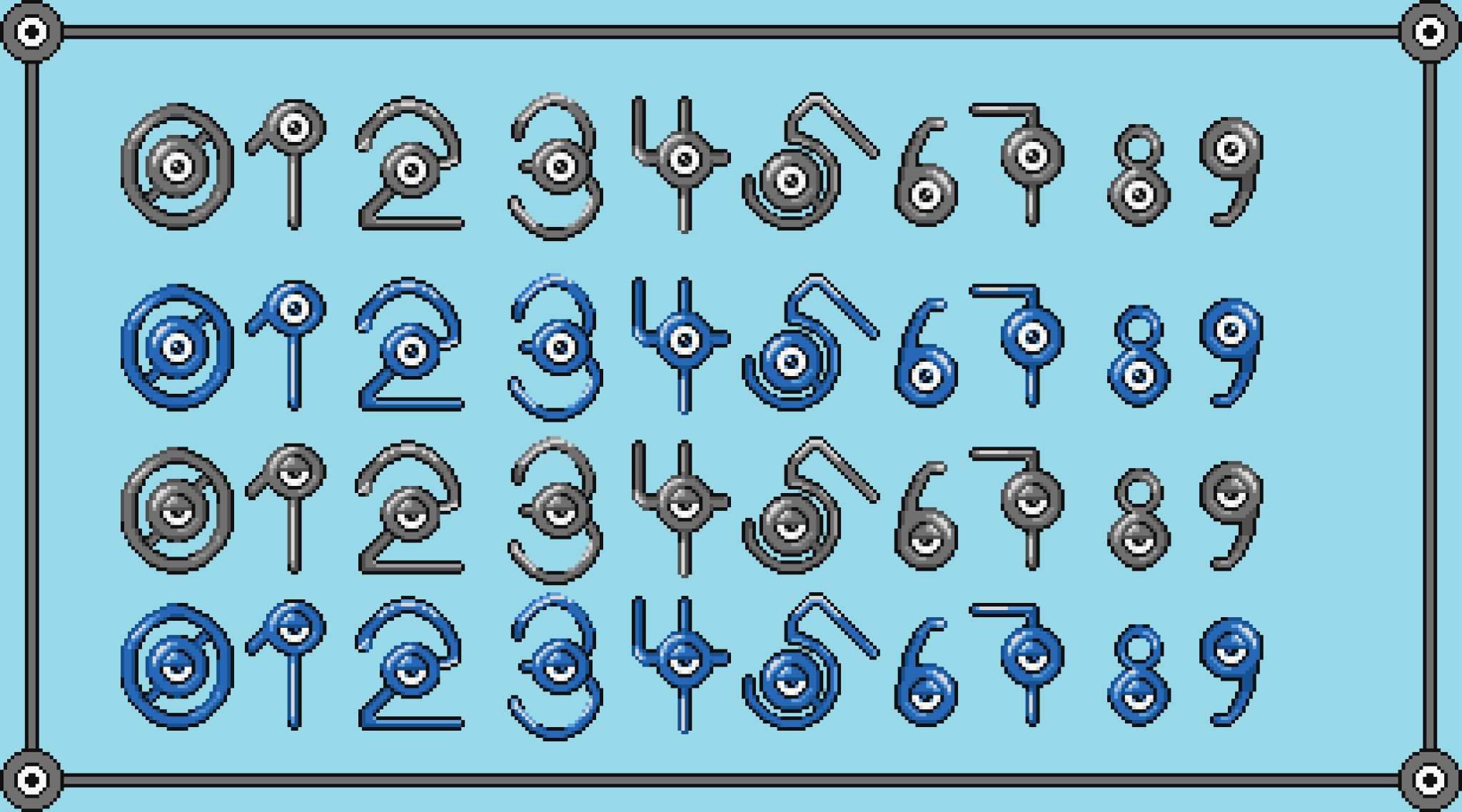 Unown Numbers Pokémon Amino