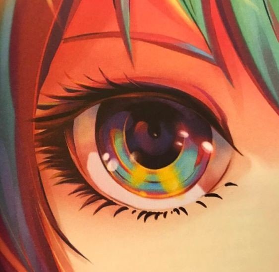 Weinende anime augen