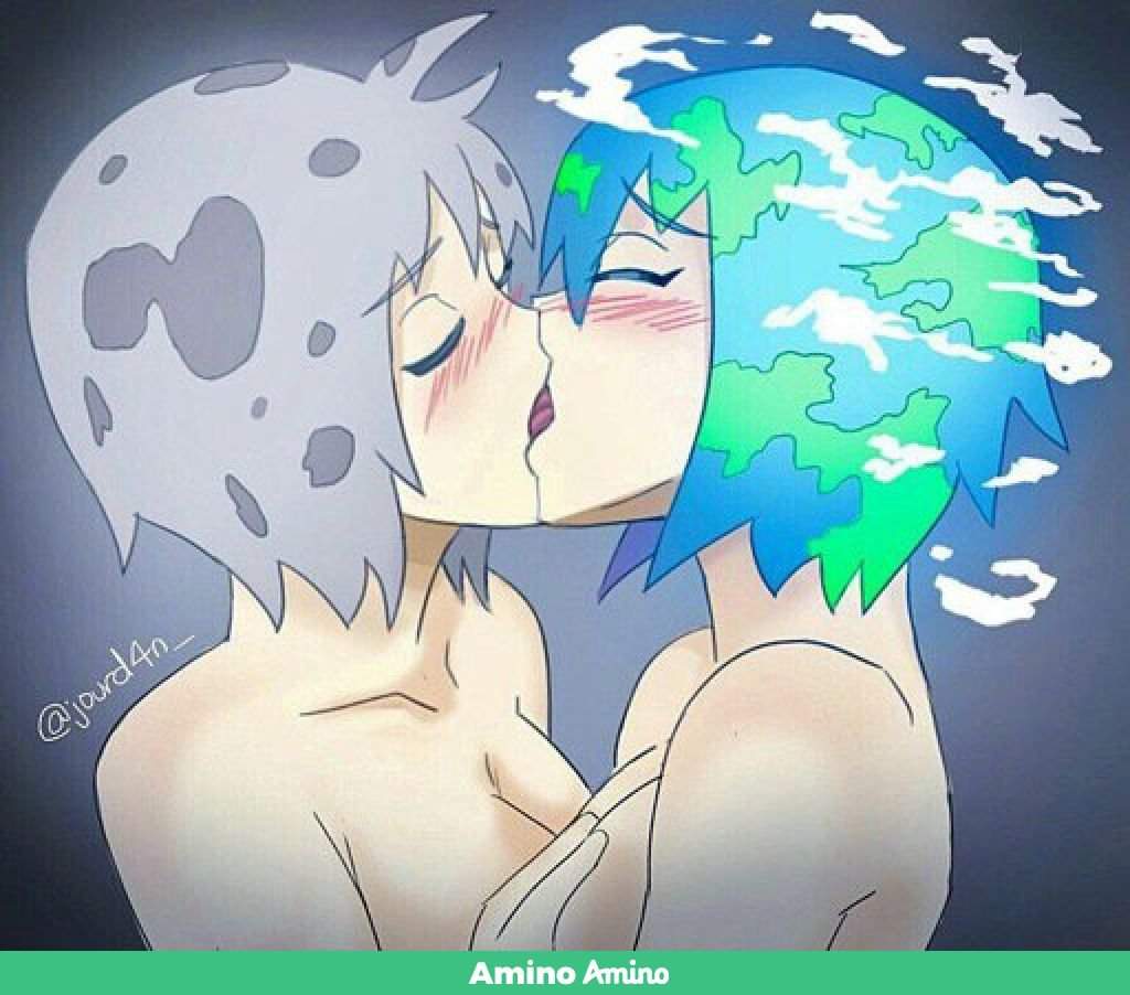 Красота;) <b>земля</b> и луна Аниме Amino Amino.