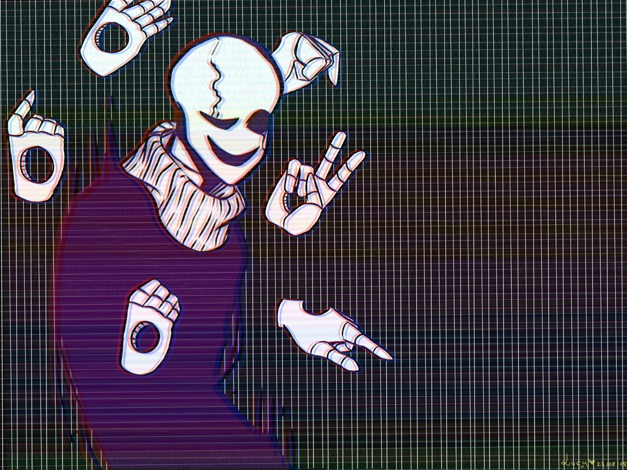 Wdgaster Fanart Speedpaint ×undertale× •arte Amino• Amino