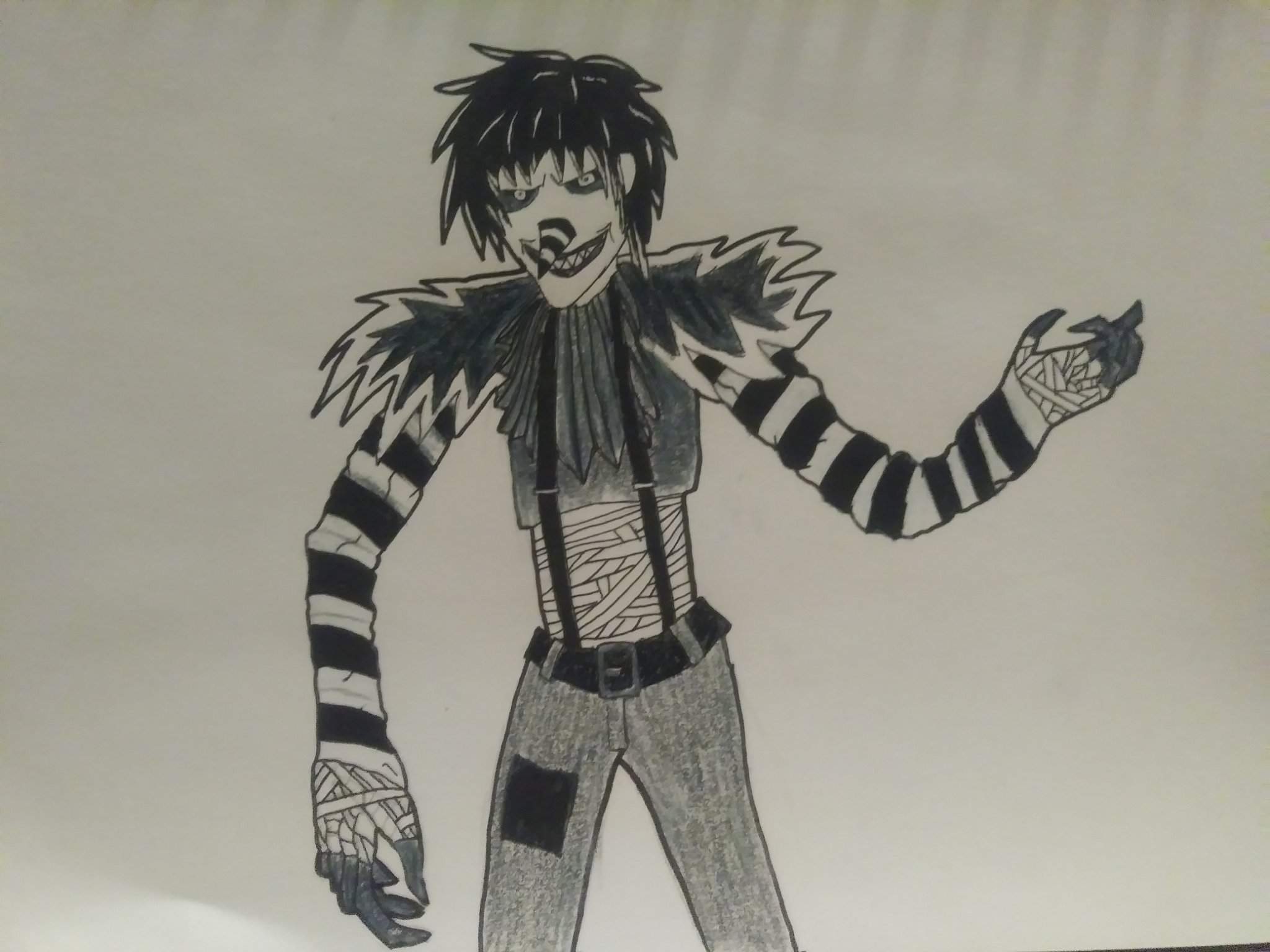 Laughing Jack Drawing | [Creepypasta] Amino