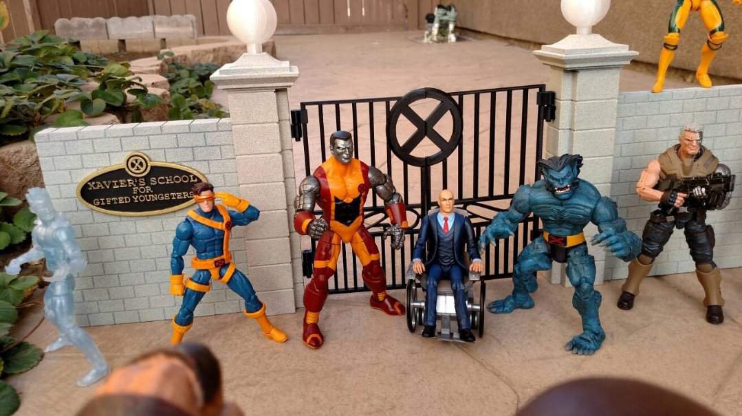 marvel legends x men diorama