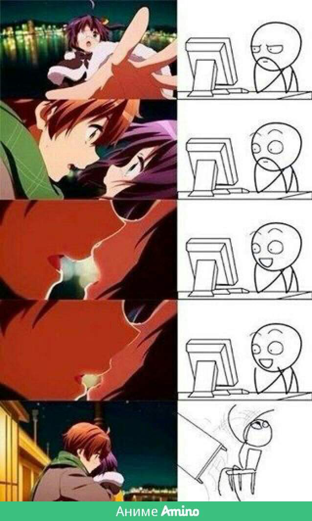 Вот почему в каждом аниме Романтика, комедия такое !!!!! 
