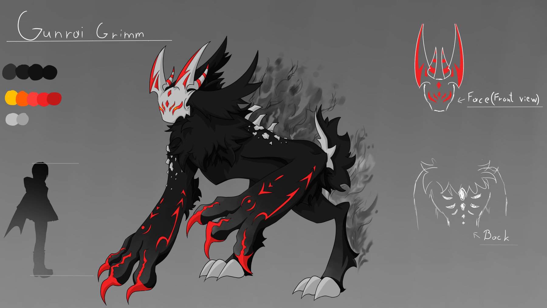 Here's a fan designed Grimm, an sort of an OC for the RWBY series :D I...