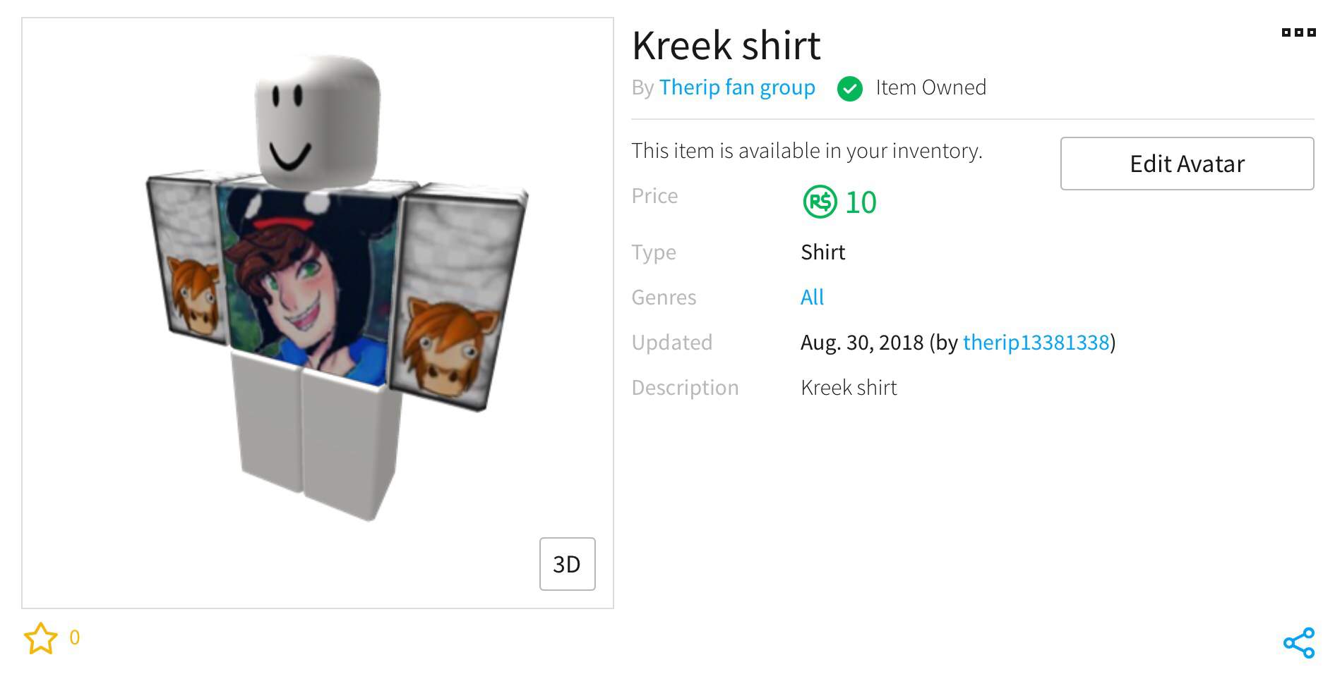 Kreekcraft Shirt And Pants Now For Sale Roblox Amino