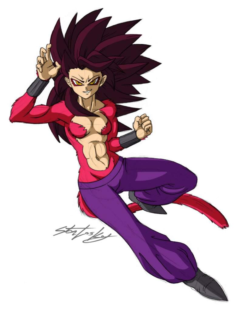 Caulifla Ssj4 Sprite Resubido Personajes De Dragon Ball Dibujos 