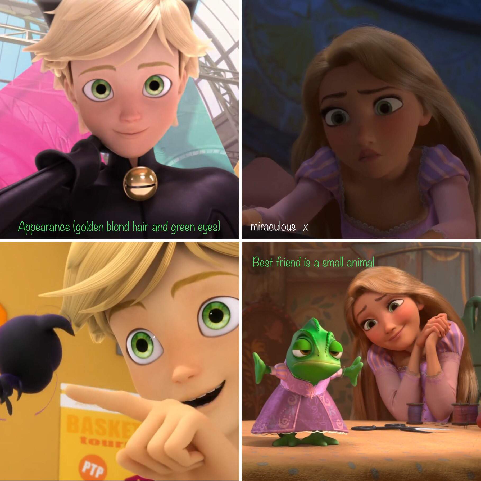 Similarities Between Adrien And Rapunzel From “tangled” Miraculous Amino