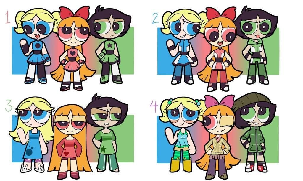powerpuff girls outfits
