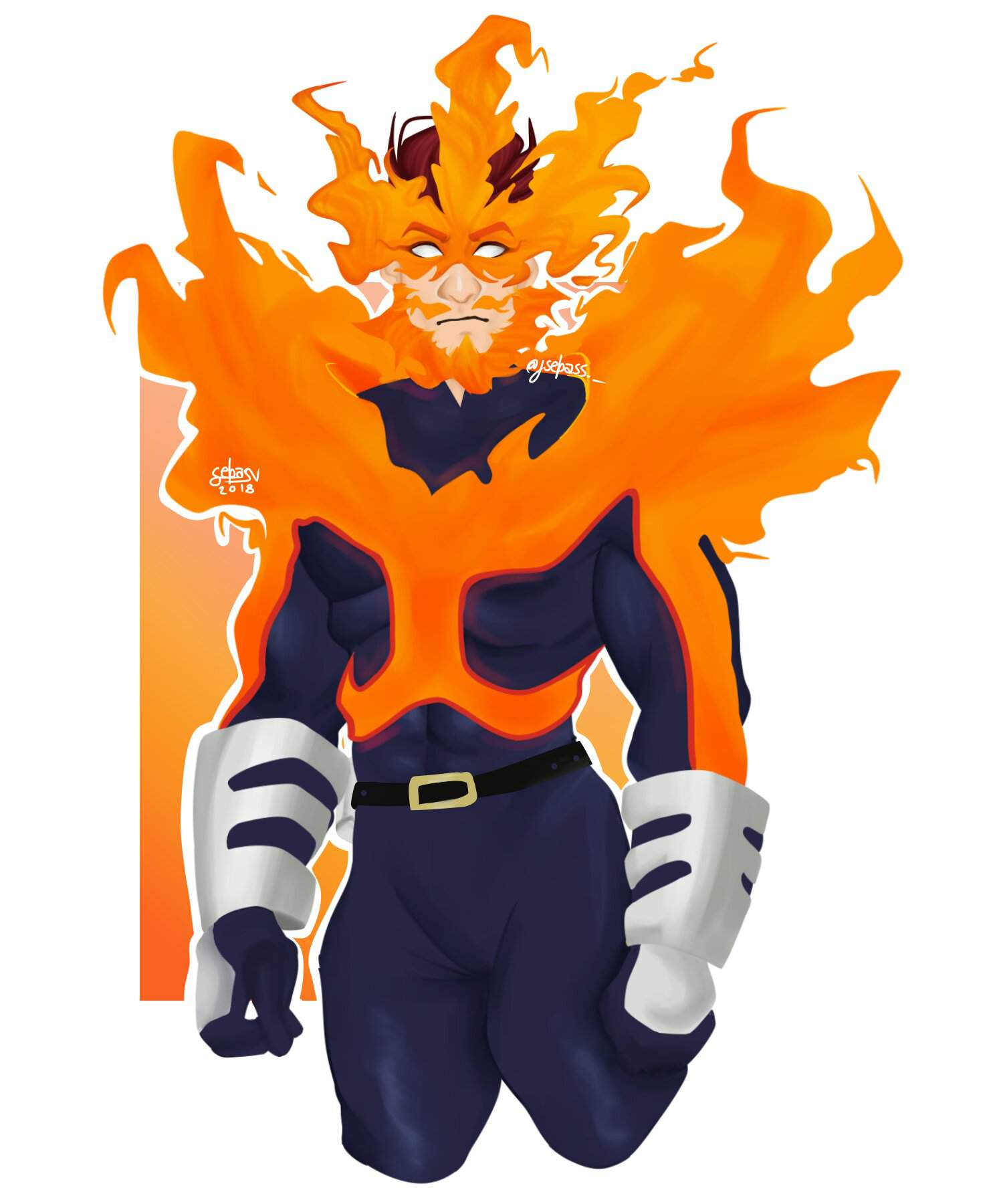 🔥|| Endeavor • || FanArt + Extra || | Boku No Hero Academia Amino. Amino