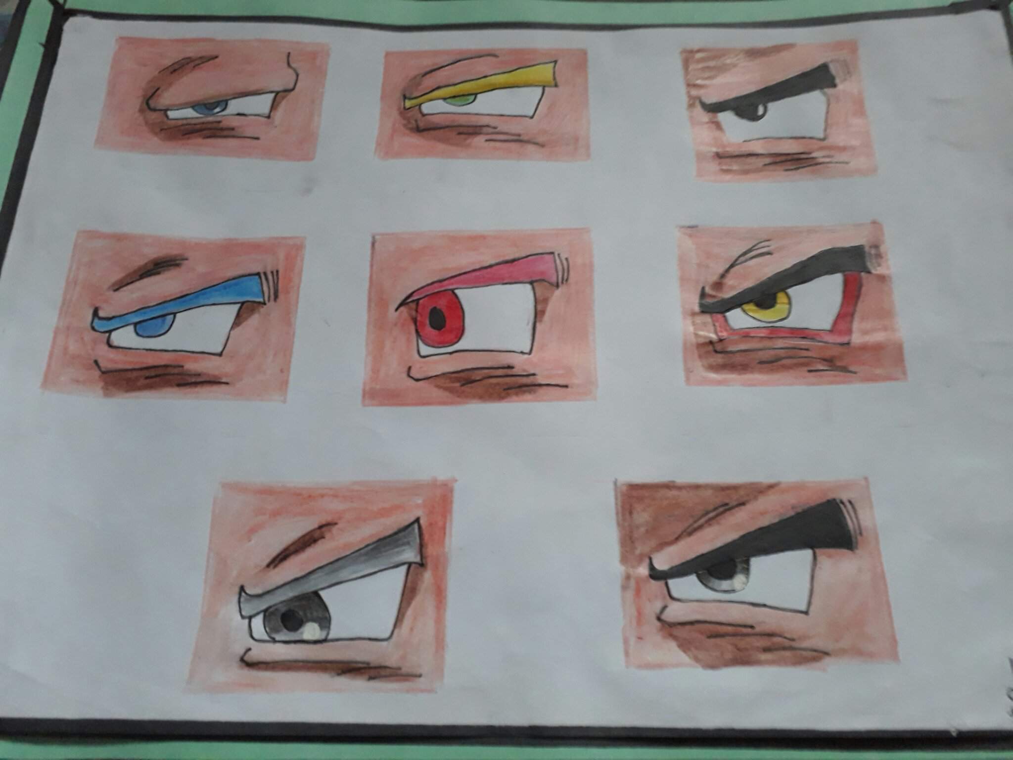 Ojos de las fases de goku | •Arte Amino• Amino