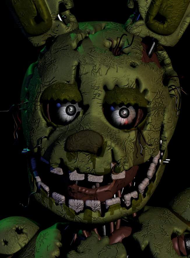 [Cinema4D] Springtrap Mugshot Remake | Five Nights At Freddy's Amino