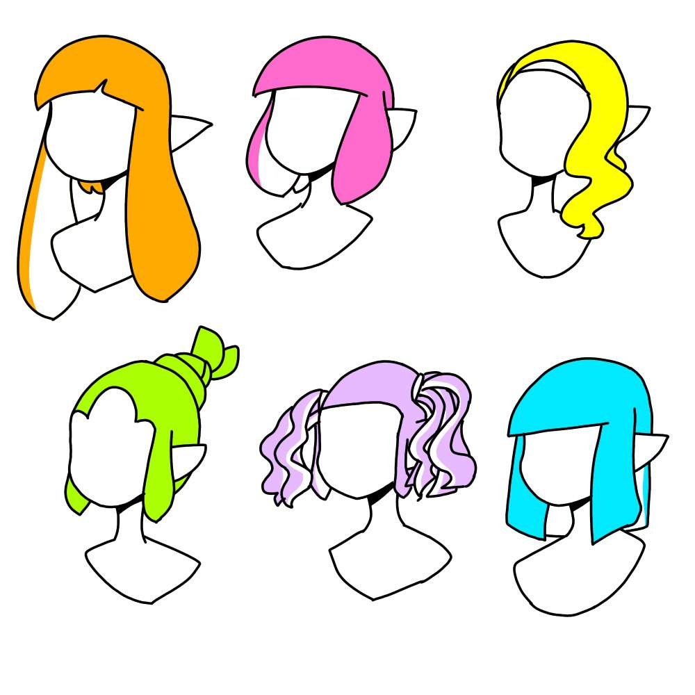 Hairstyles | Splatoon Amino