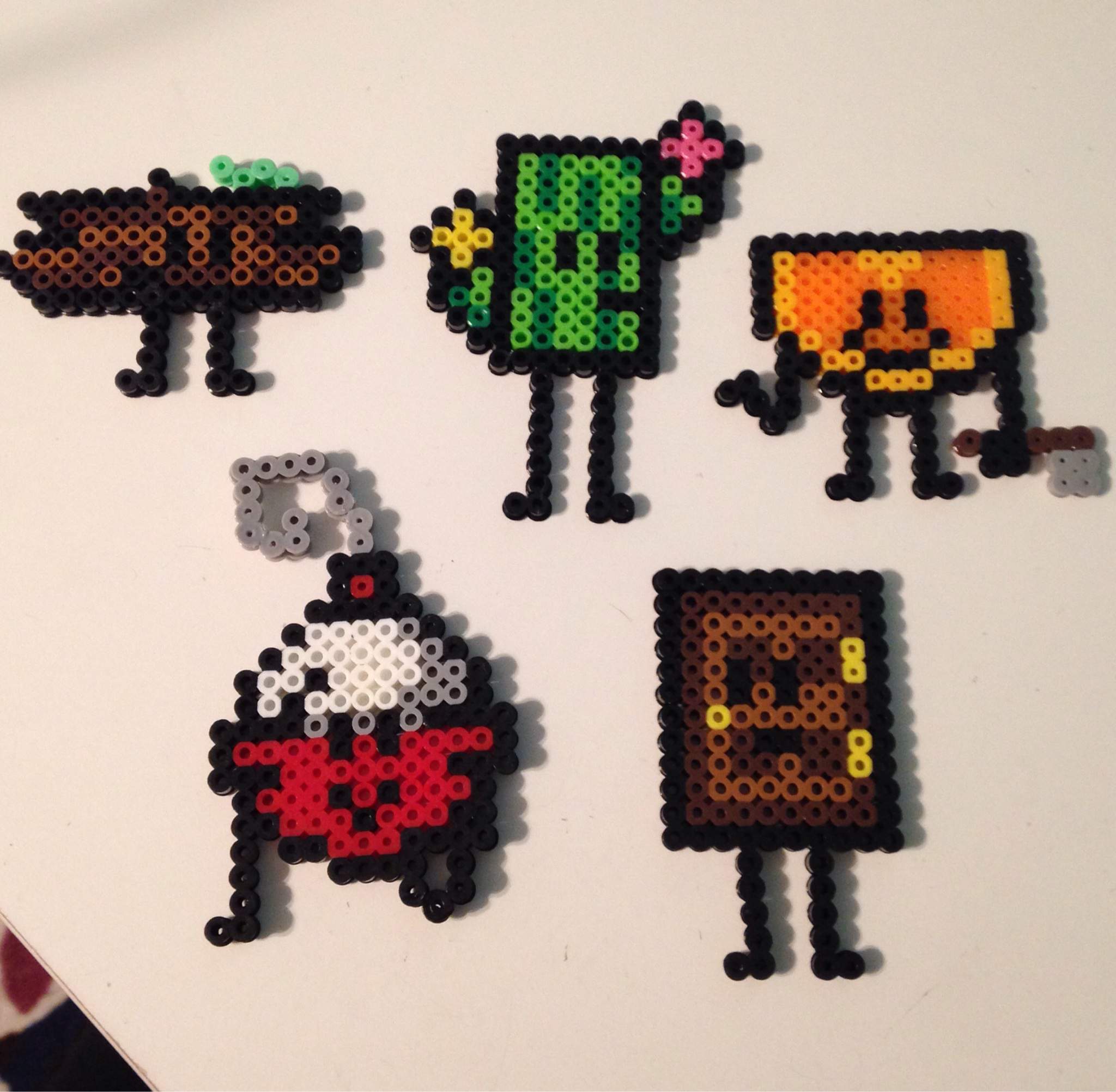 Some Hot Perler Bead Creations Bfdi Amino