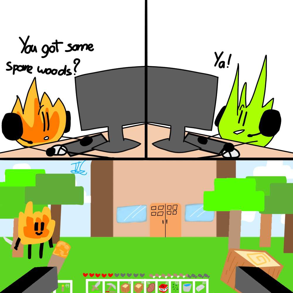 Firey Jr And Grassy Headcanon 0 Object Shows Amino