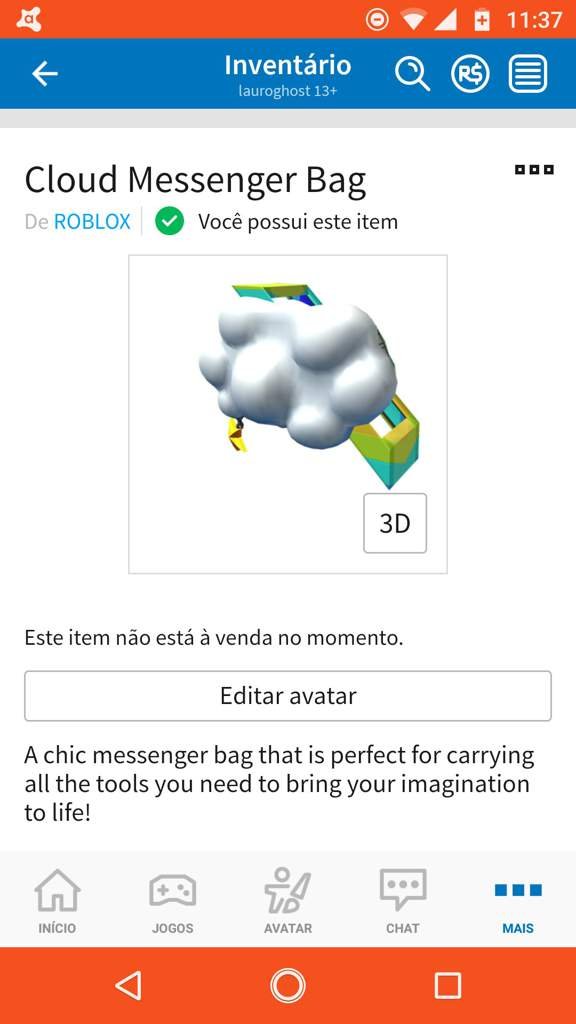 Cloud Messenger Bag Wiki Vida Robloxiana Amino