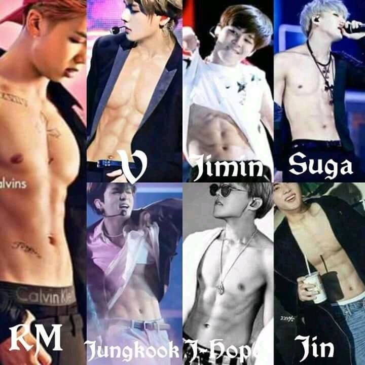 Choose One You Like Bts Abs Me Vkook Army S Amino