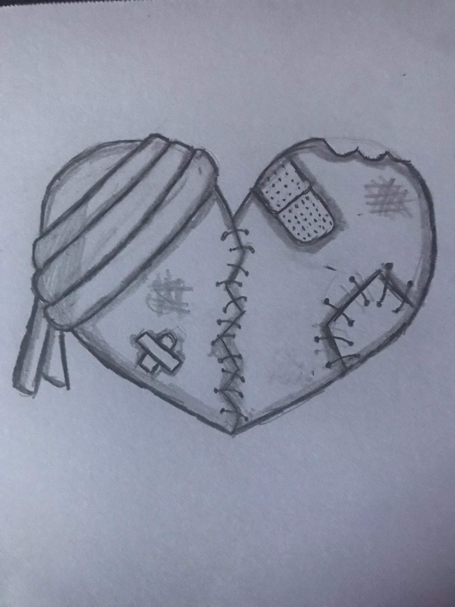 Broken Heart Drawing | Arts And OCs Amino