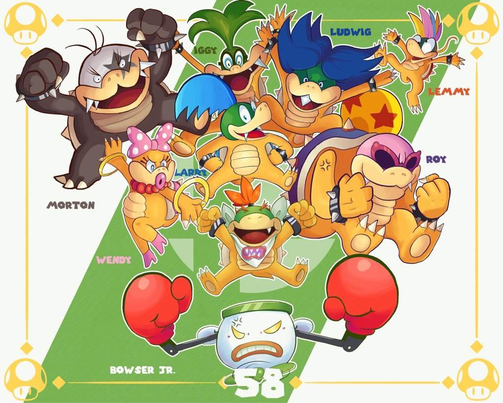 Smash Ultimate 58 Bowser Jr. & the Koopalings Mario Amino