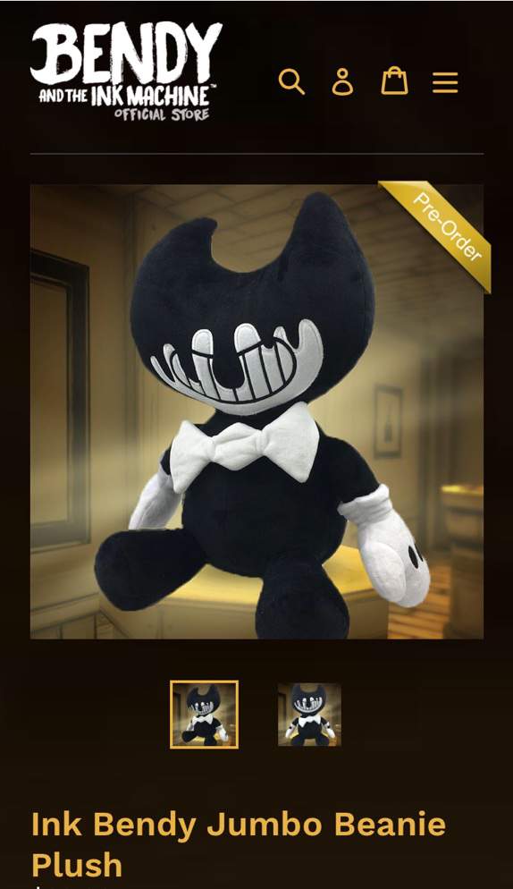 ink bendy jumbo plush