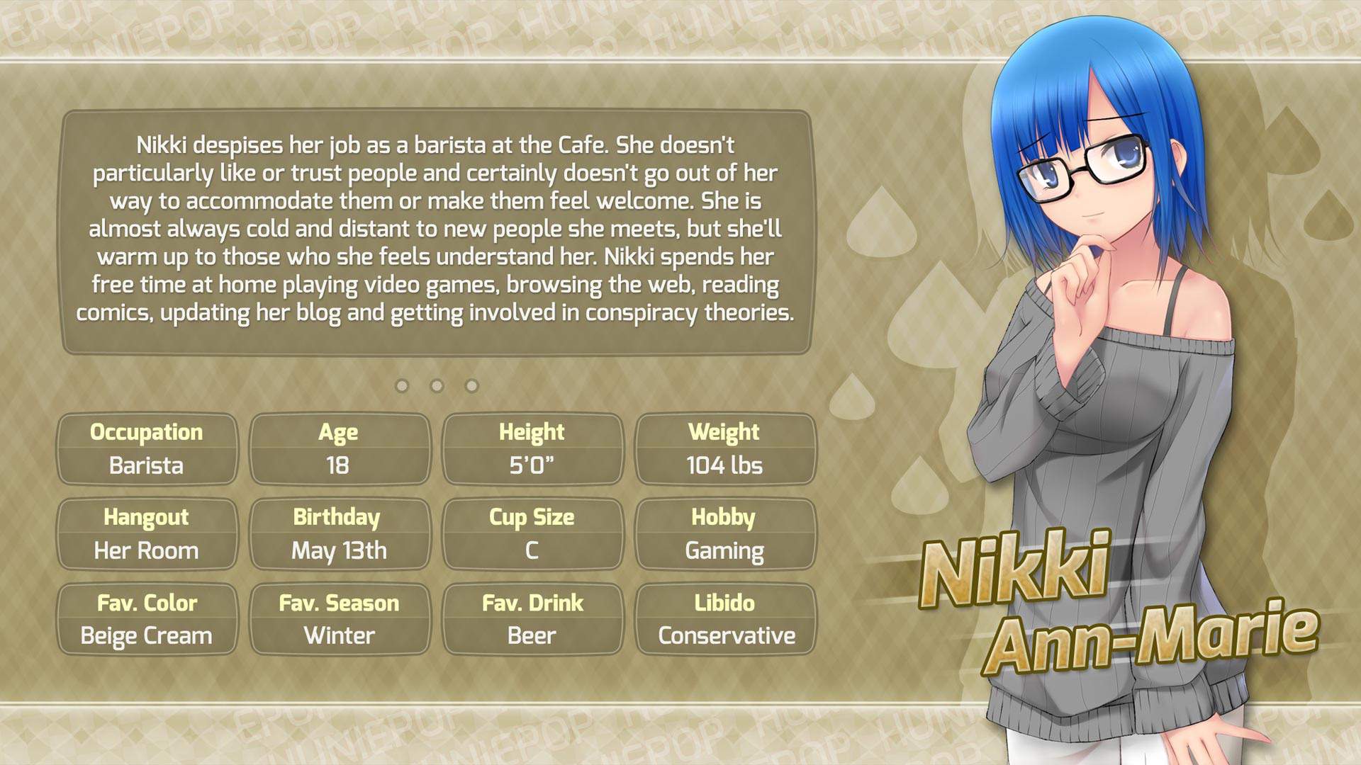 Nikki Wiki Huniepop Official ™ Amino.