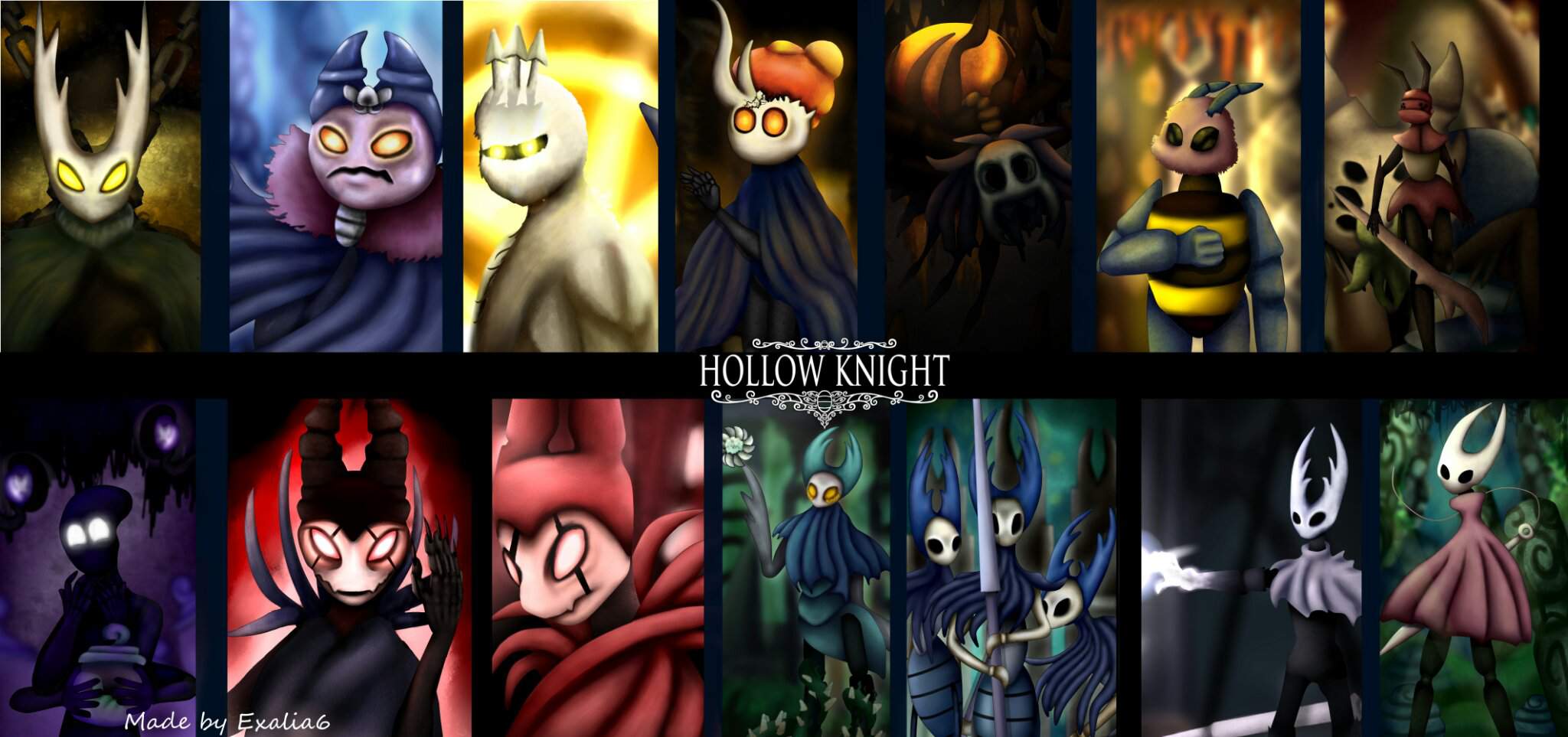 Some Hollow bosses | Hollow Knight™ Amino