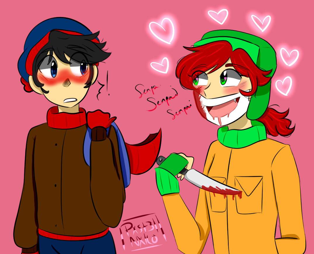 2 Knife Yandere Kyle X Senpai Stan South Park Amino