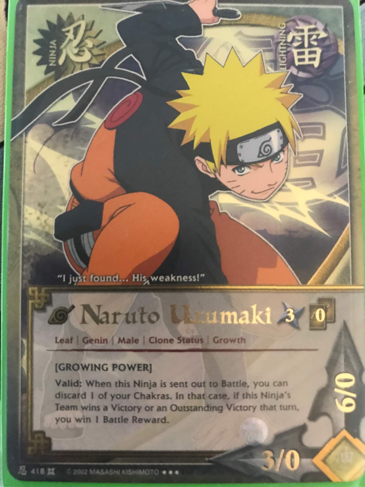 Details about   Naruto CCG Exhaustion Of Stamina #010 Common NM 