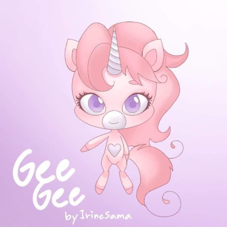 Her name is Geegee, A kwami of unicorn This kwami belong to El.