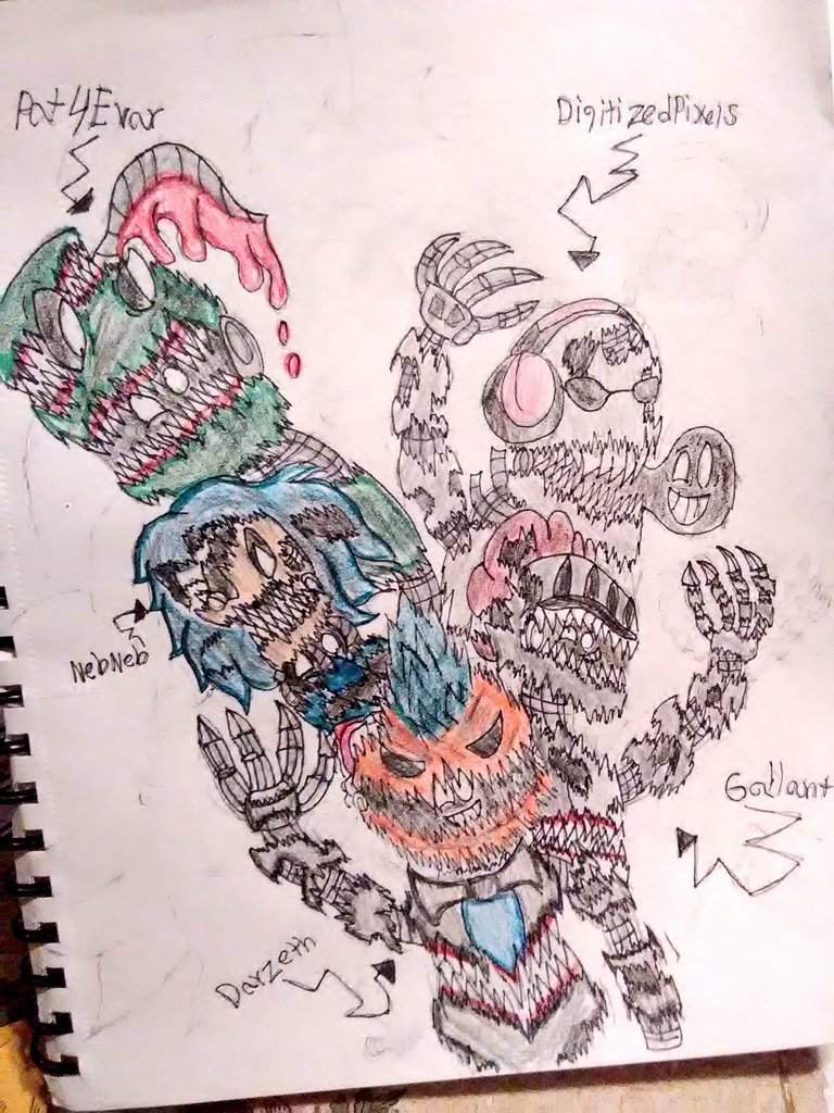 It One Of My Drawing I Did In The Night Five Nights At Freddy S