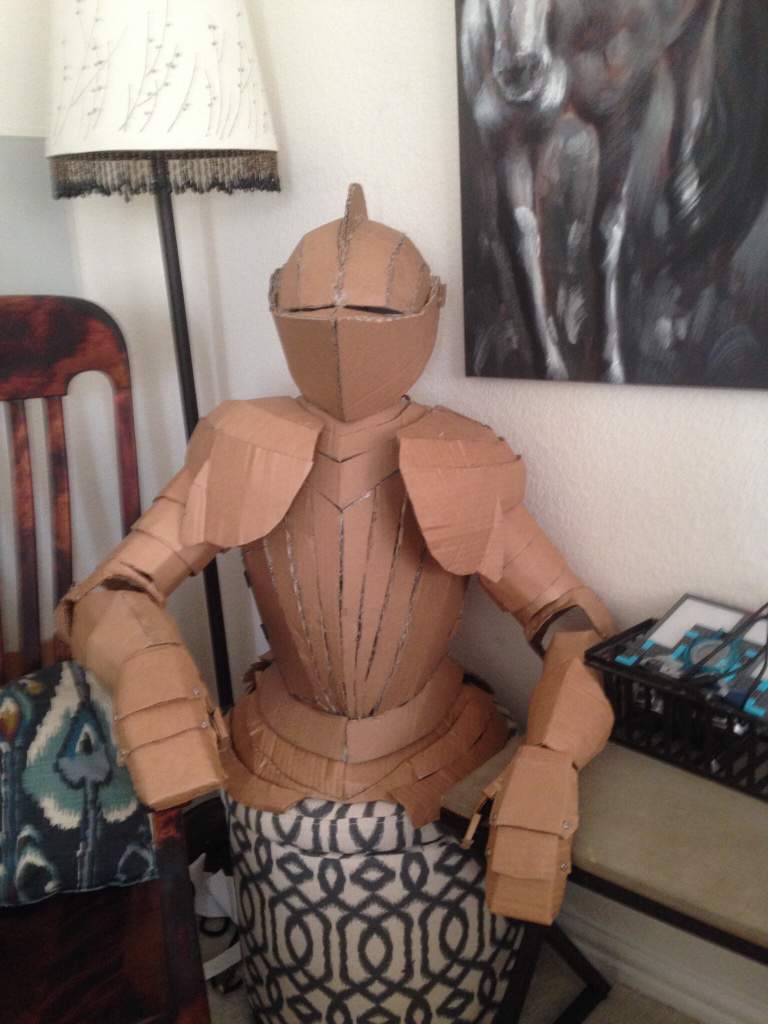 Cardboard Knight Armor Template