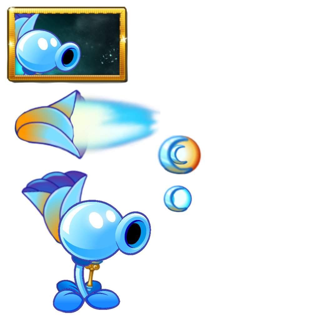 The Moon Peashooter (Concept) PvZ. MultiVerse Amino Amino