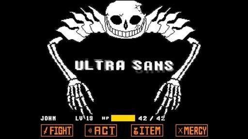 Ultra Sans Wiki Undertale Amino