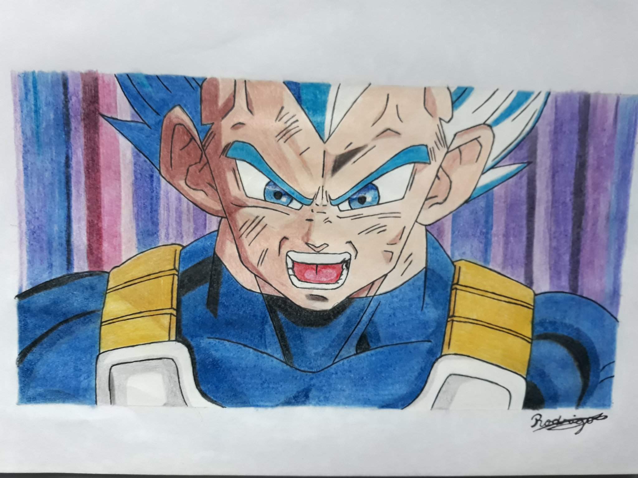 Vegeta SSJ Blue Evolution Este Es Mi Mejor Dibujo De Dragon Ball Hasta Ahora Quede Satisfecho