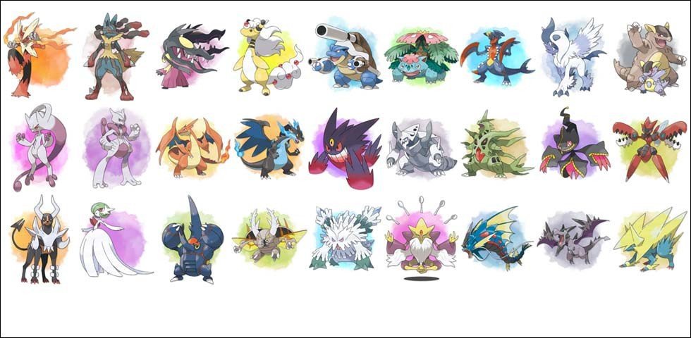 pokemon xy mega evolution