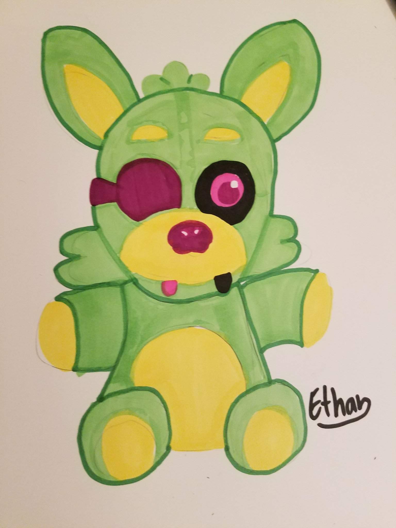 fnaf green foxy