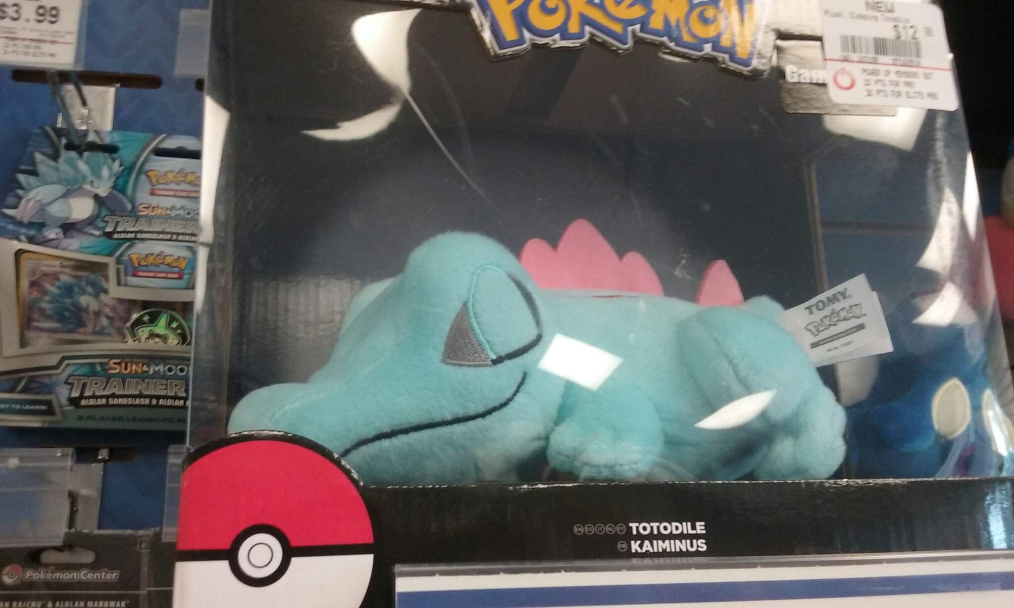 sleeping totodile