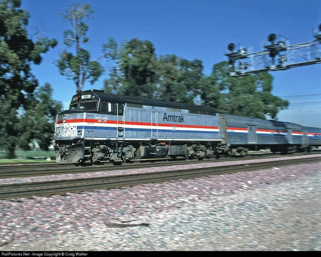 Faith The Amtrak F40phr #231 