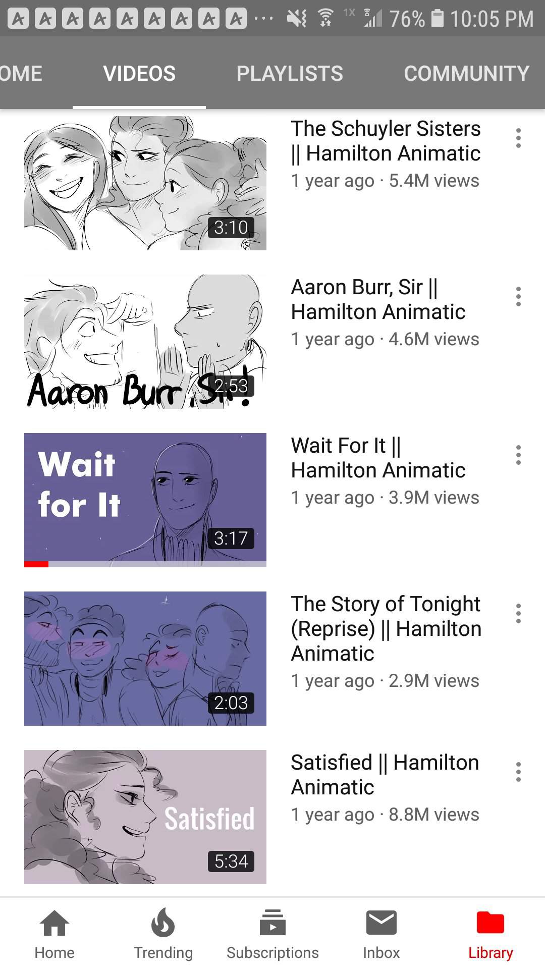 all of szins hamilton animatics