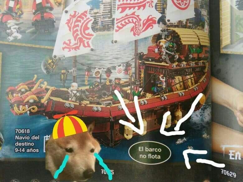 navio del destino de ninjago